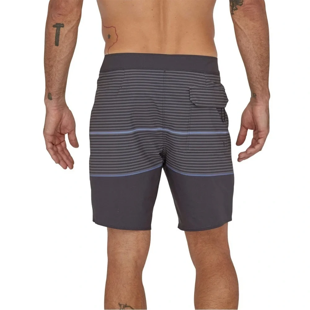 NWT Patagonia Swim Board Shorts Hydropeak Blue Size 34